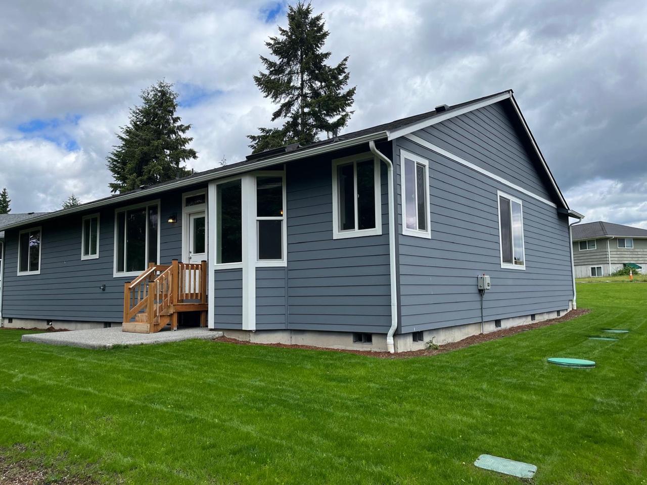 Custom cabinet installation in a kitchen
