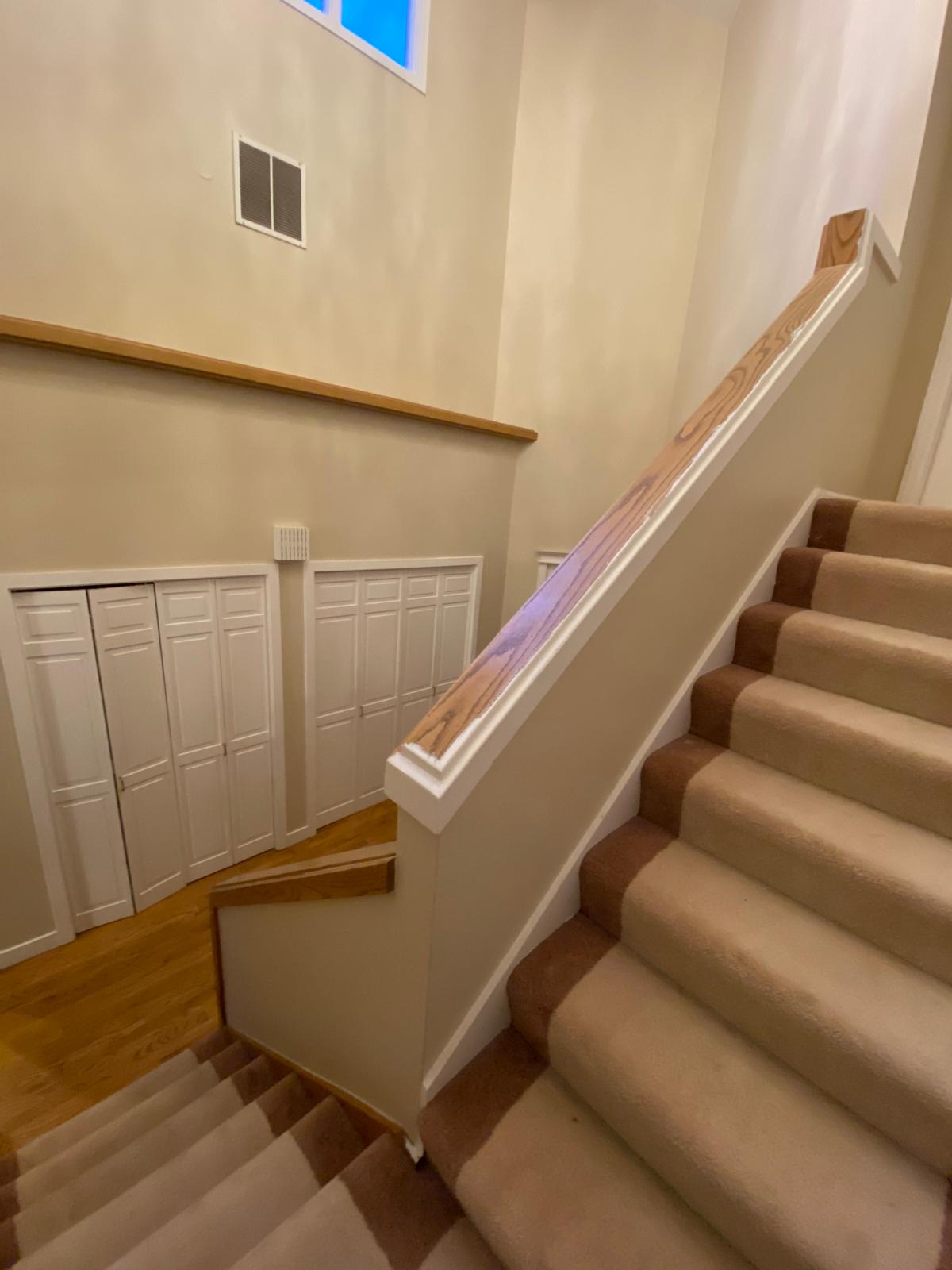 Interior room painting with sharp, clean lines