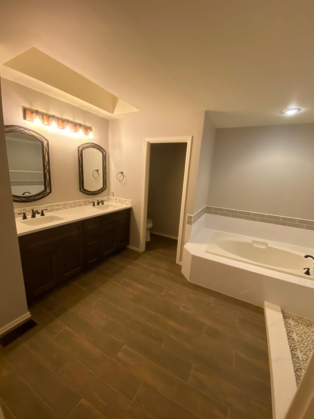 Roof replacement in progress on a residential home