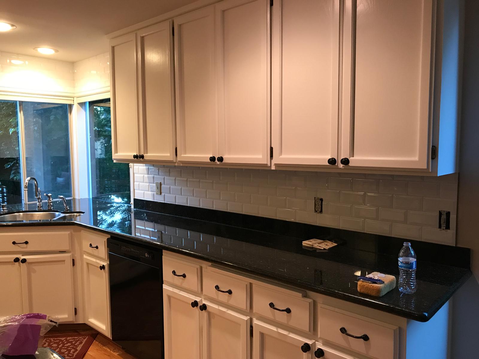 Pressure washed clean siding on a house